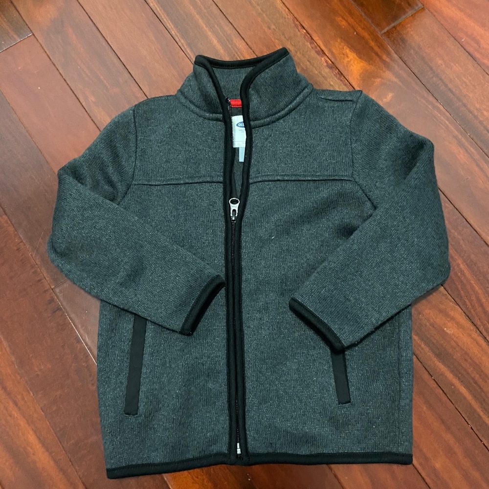 Zippered Sweater Cardigan